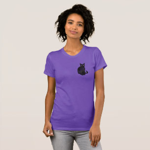 Camiseta T-Shirt de gato preto