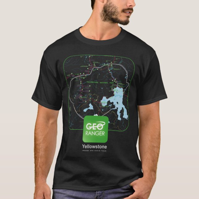 Camiseta T-shirt de GeoRanger Yellowstone (Frente)