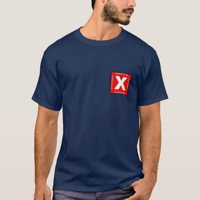 Camiseta T-Shirt de Geração X (Frente)