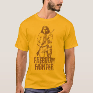 Camiseta T-shirt de Geronimo do lutador da liberdade -