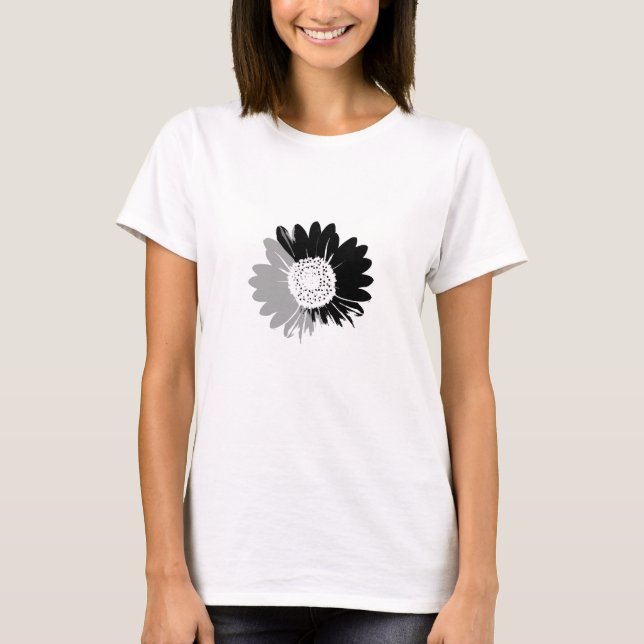 Camiseta T-shirt de girassol (Frente)