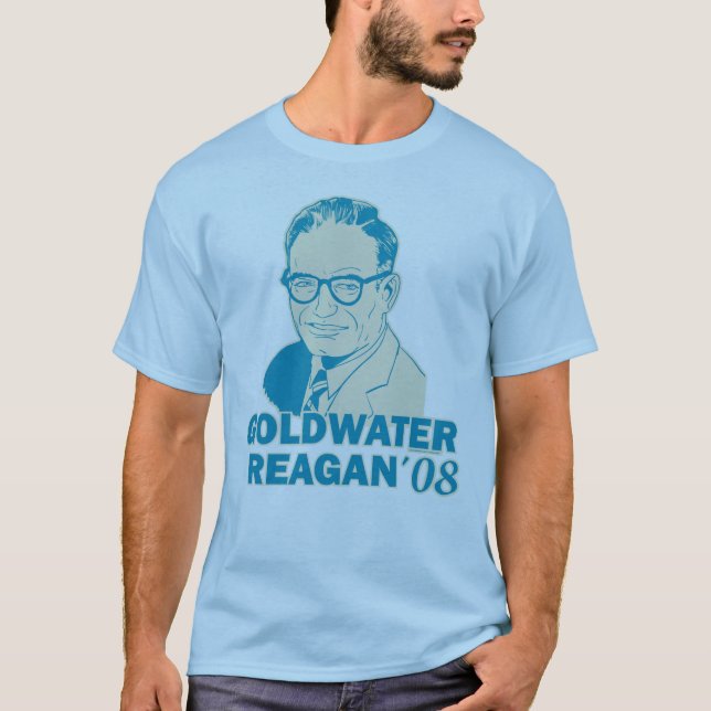 Camiseta T-shirt de Goldwater Reagan 08 (Frente)