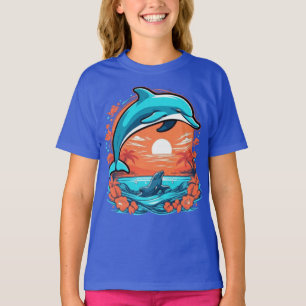 Camiseta T-Shirt de golfinhos