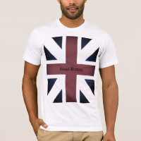 T-shirt de Grâ Bretanha - bandeira 1707 (efeito de