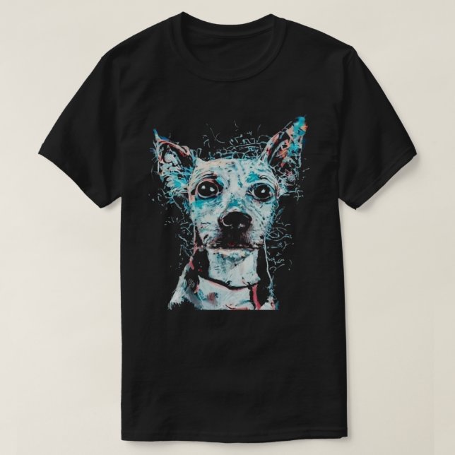 Camiseta T-Shirt de Grafite de Cão (Frente do Design)