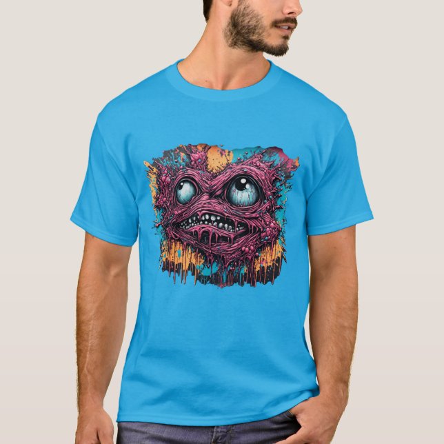 Camiseta T-Shirt de Grafite Zombie (Frente)