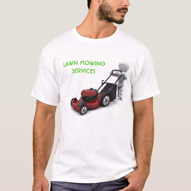 Camiseta T-shirt de Gramado Mowing Empresa (Frente)