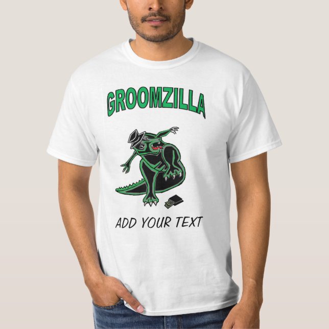 Camiseta T-shirt de Groomzilla (Frente)