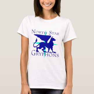 Camiseta T-shirt de Gryphons da estrela norte das mulheres