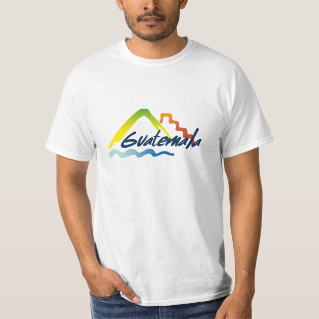 Camiseta T-shirt de Guatemala do logotipo (Frente)
