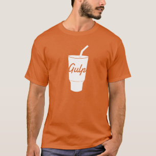 Camiseta T-shirt de GulpJS (vermelho)