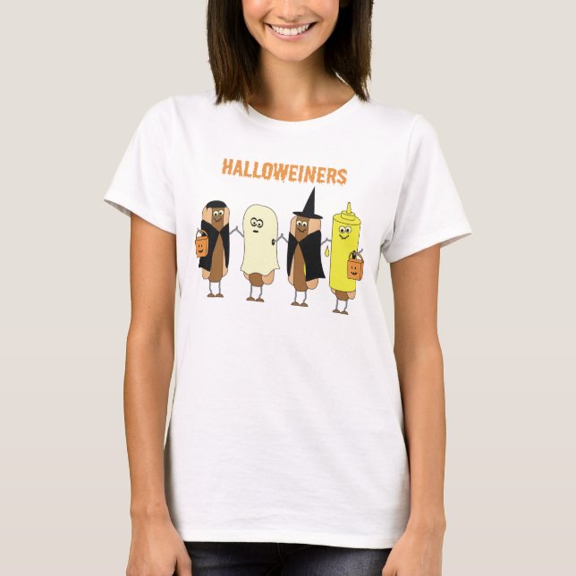Camiseta T-shirt de Halloweiners (Frente)