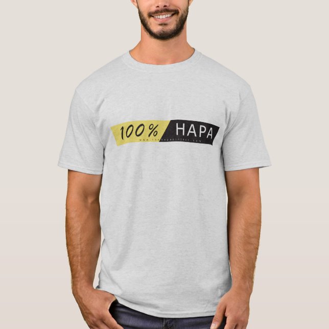 Camiseta T-shirt de Hapa - o t-shirt dos homens de 100% (Frente)