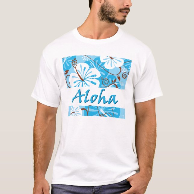 Camiseta T-SHIRT de Havaí Aloha (Frente)