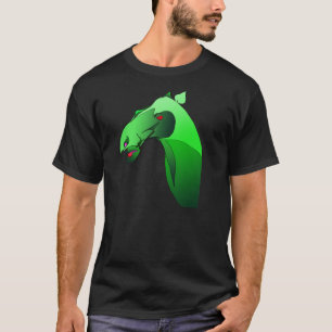 Camiseta T-shirt de Heliodor - demónio verde do cavalo -