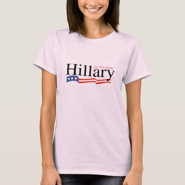 Camiseta T-shirt de Hillary Clinton (Frente)