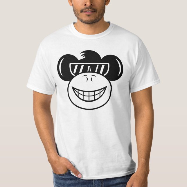 Camiseta T-shirt de Hodgemonkey (branco) (Frente)