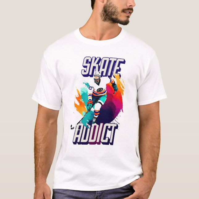 Camiseta T-Shirt de Hóquei em Gelo (Frente)