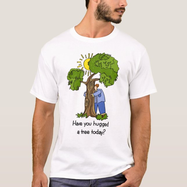 Camiseta T-shirt de Hugger da árvore (Frente)