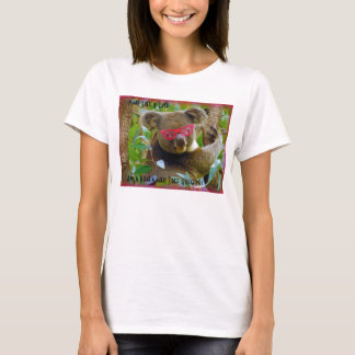 Camiseta T-shirt de Hugger da árvore do koala-Fied