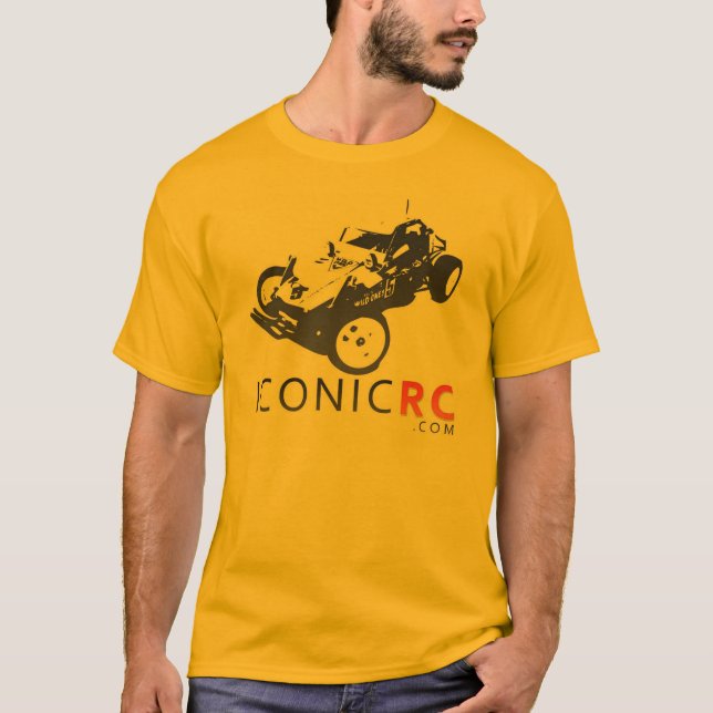 Camiseta T-shirt de IconicRC - ouro (Frente)