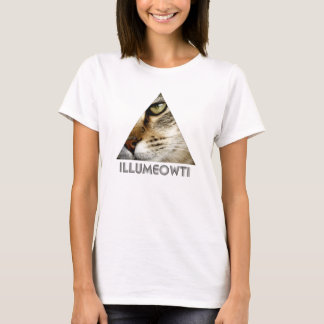 Camiseta T-shirt de Illumeowti (texto preto)