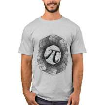 T-Shirt De Ilusão Óptica Pi Matemática - Perfeito