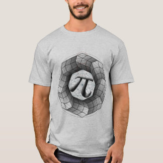 Camiseta T-Shirt De Ilusão Óptica Pi Matemática - Perfeito