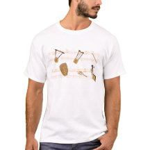 T-Shirt de Instrumentos de Música Etíopes