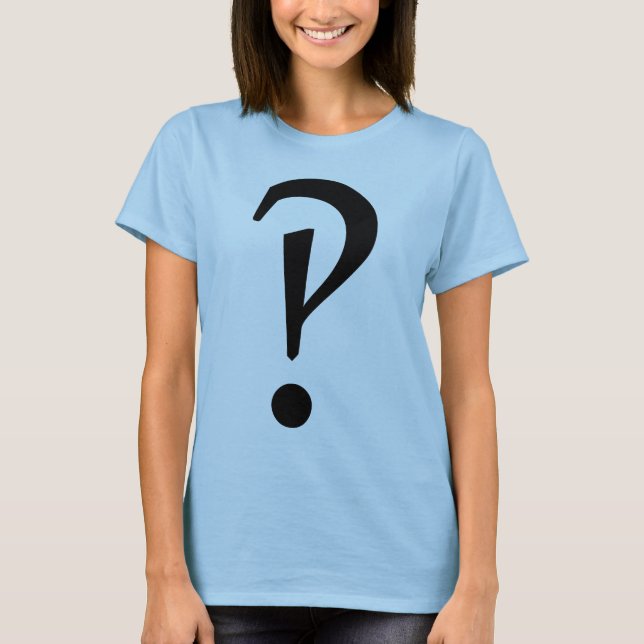 Camiseta T-shirt de Interrobang (Frente)