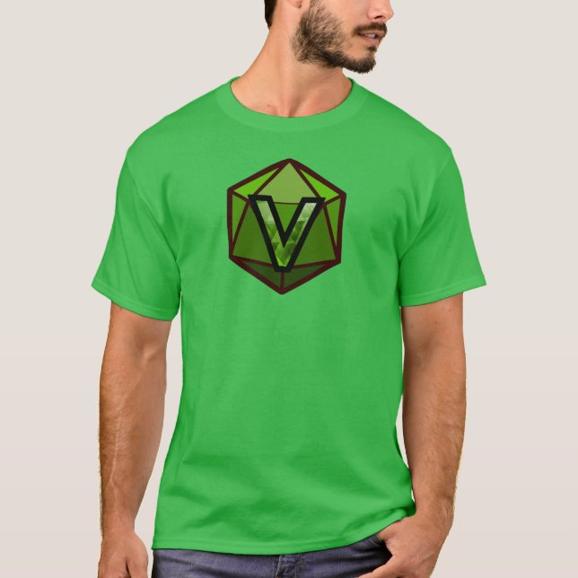 Camiseta T-shirt de INVICTUS - equipe verde (Frente)