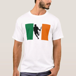 Camiseta T-shirt de IRock Ireland da bandeira do Lacrosse