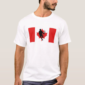 Camiseta T-shirt de IRockCanada da bandeira do Lacrosse