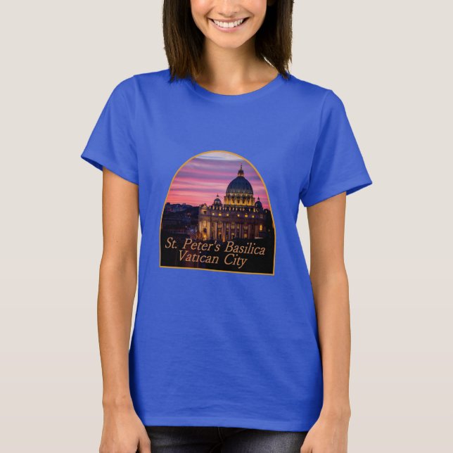 Camiseta T-shirt de Italia do VATICANO (Frente)