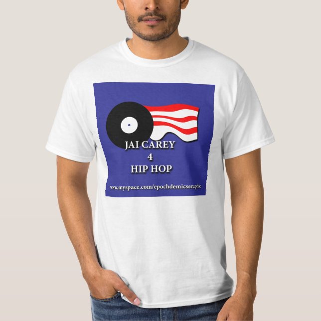 Camiseta T-shirt de Jai Carey 4 Hip Hop (Frente)