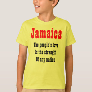 Camiseta T-shirt de jamaica do amor do pessoa