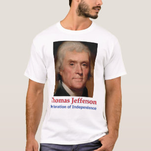 Camiseta T-Shirt de Jefferson e Declaração de Independên