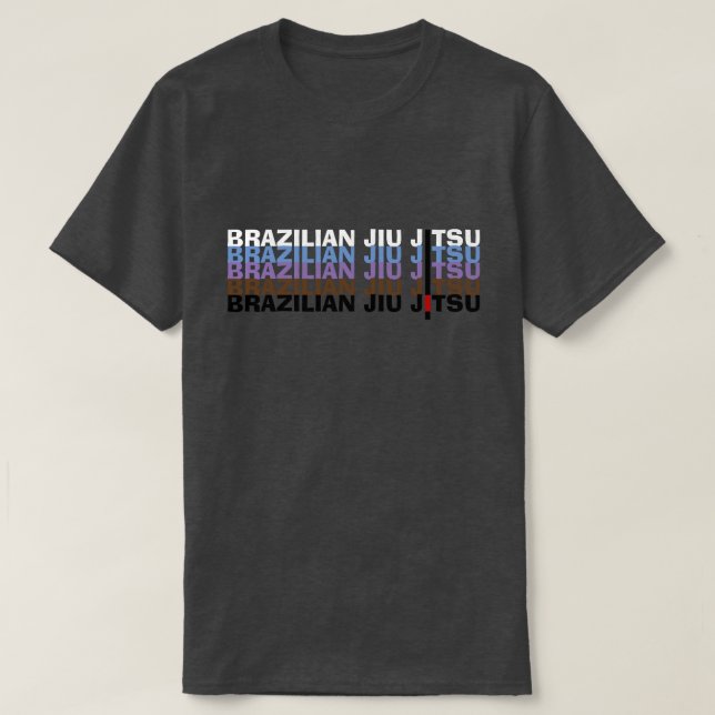 Camiseta T-shirt de Jiu Jitsu do brasileiro (Frente do Design)
