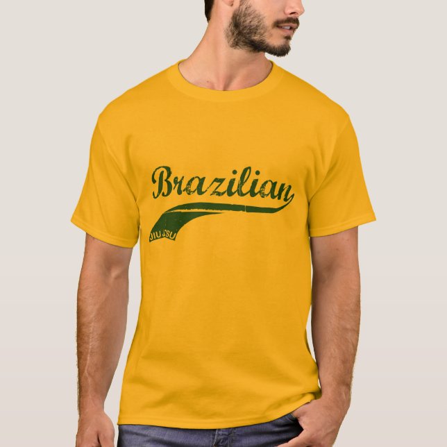 Camiseta T-shirt de Jiu Jitsu do brasileiro (Frente)