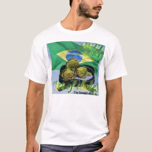 Camiseta T-shirt de Jiu Jitsu do brasileiro dos