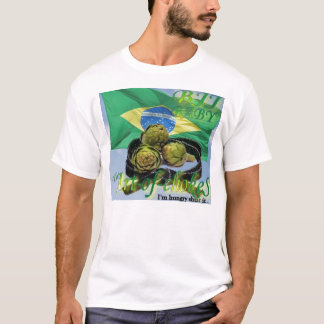 Camiseta T-shirt de Jiu Jitsu do brasileiro dos