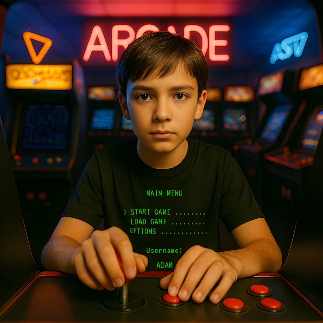 Camiseta T-Shirt de Jogador Personalizado - Menu Nome de Us (Criador carregado)