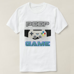 Camiseta T-Shirt de Jogo de Peep