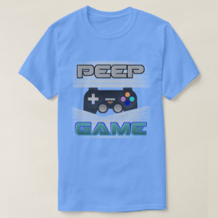 Camiseta T-Shirt de Jogo de Peep