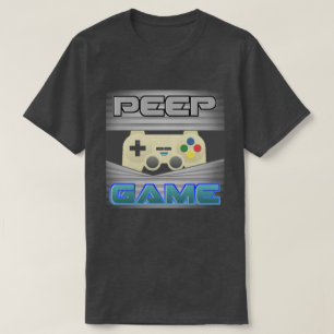 Camiseta T-Shirt de Jogo de Peep