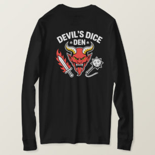 Camiseta T‑Shirt de Jogo de RPG Devil’s Dice Den –