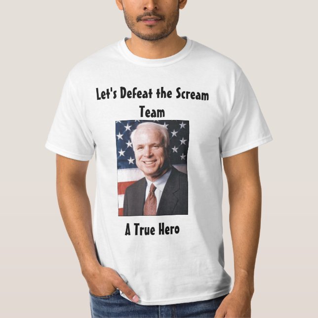 Camiseta T-shirt de John McCain (Frente)
