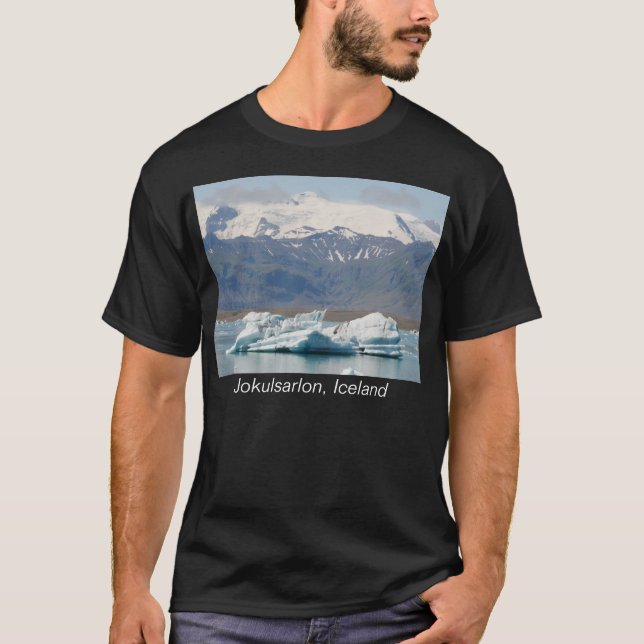 Camiseta T-shirt de Jokulsarlon Islândia (Frente)