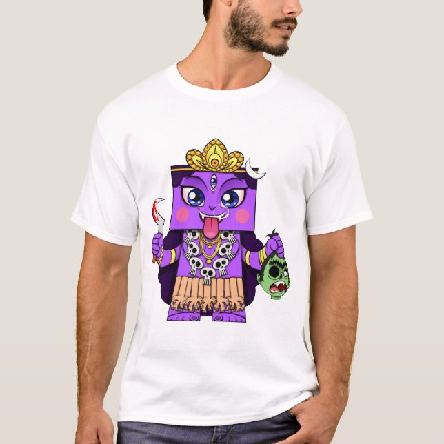 Camiseta T-shirt de Kali da deusa (Frente)
