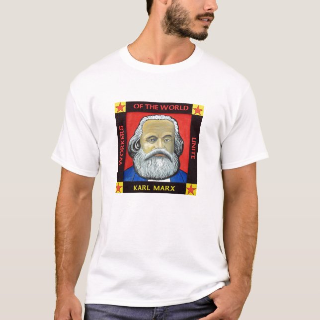 Camiseta T-shirt de Karl Marx (Frente)